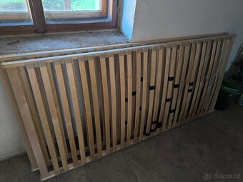 Matrace 200x180 x20cm a rošty. - 3