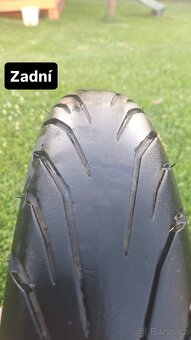 Prodám motocyklové pneumatiky Pirelli (přední + zadní) - 3