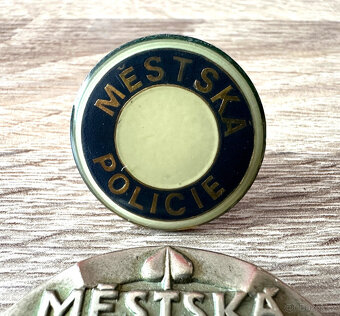 Policie městská odznak ČR placka označení - 3