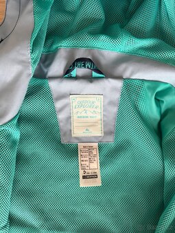 Dívčí turistická nepromokavá bunda MH 500 modrá - QUECHUA - 3