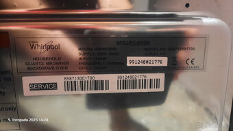 Whirpool vestavná mikrovlnná troba - 3