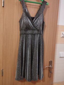 Nové šaty s visackou vel.m,L - 3