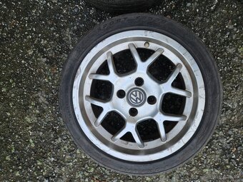 Alu kola 7J 4x100 R15 s pneu - 3