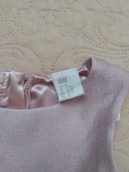 Sváteční šaty s tylovou sukní H&M, vel. 86 - 3