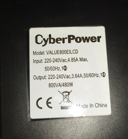 UPS CyberPower value800eilcd (800VA/480W) - 3