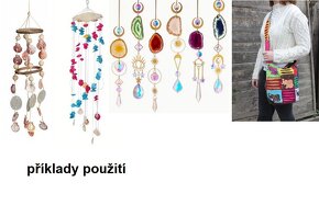 6 knoflíků z pravé perleti - originální přírodniny - 3