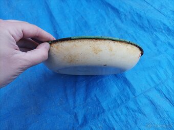 Smaltovaná žlutá mísa, průměr 20 cm - 3