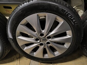 ALU kola Opel Combo 5x108 r17 Originál,Michelin 5m 205/55/17 - 3