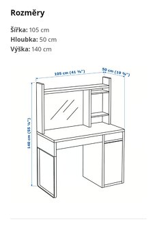 Psací stůl Micke (IKEA) - 3