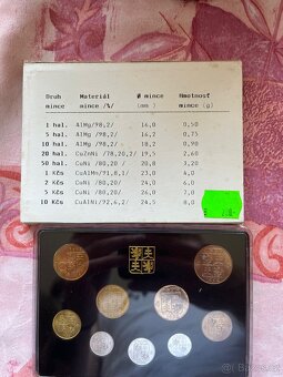Sada oběžných Československých mincí 1992 - 3