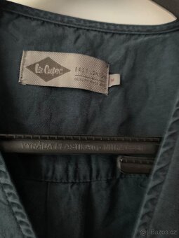 TMAVĚ DŽÍNOVĚ MODRÉ LETNÍ ZNAČKOVÉ ŠATY,zn: Lee COOPER - 3