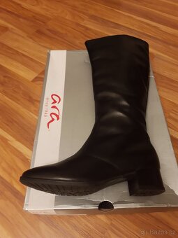 Nové kožené kozačky Ara vel. 5,5 EU 38,5 - 3