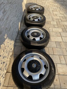 VW T5 T6 zimní ZÁTĚŽOVÉ disky kola pneu 215/60 R17 DUNLOP - 3