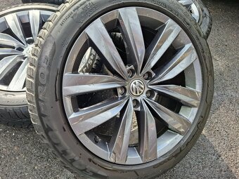 Alu kola 18" VW Almere 5x112 zimni pneu 245/45R18 - 3