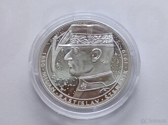 Pamětní medaile – Milan Rastislav Štefánik – ryzí stříbro - 3
