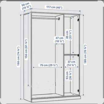 IKEA Brimnes Wardrobe - 3