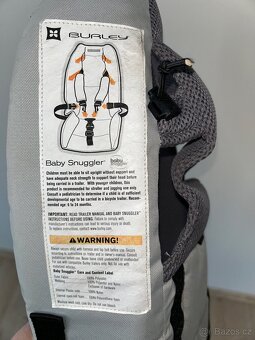 Burley Baby Snuggler, opora těla, sedačka do vozíku za kolo - 3