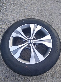 18" alu HONDA CRV + nové letné pneu 225/60 R 18. - 3