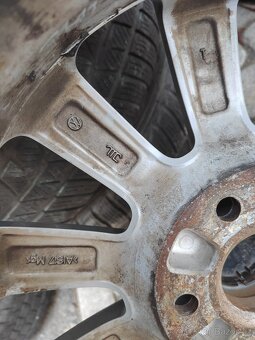 Prodám orig.alu 16 VW Sharan 5x112 ET 59 letní pneu - 3