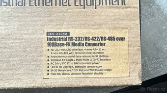 Převodník Rs 232, RS 422 RS 485 to Lan - 3