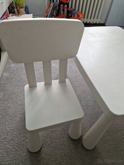 Stolek a židle zn. Mamut IKEA - 3