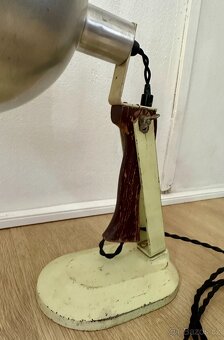 Stará lampa INDUSTRIÁLNÍ polohovací FUNKČNÍ lékařská - 3