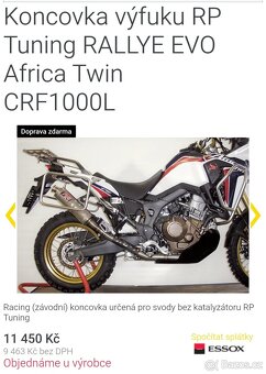 Honda Africa twin 1100 výfuk RP - 3