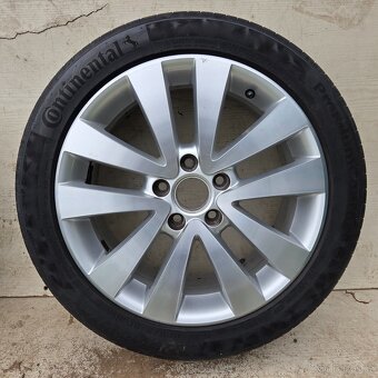 Alu kola VW 17" 5x112, letní Continental 225/45R17 - 3