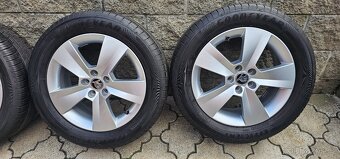 Originál alu Škoda SCALA 5x100 205/55 R16 letní - 6,5mm - 3