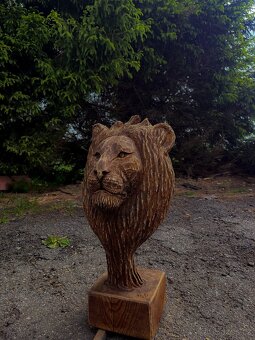 Socha Lva do zahrady - 3