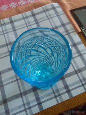 Sklenička-modrá-Skleněné dózy na potraviny - 3