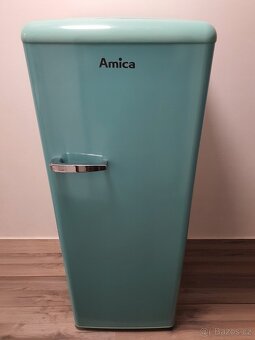 doprava - úsporná A++ RETRO lednice jako nová - 3