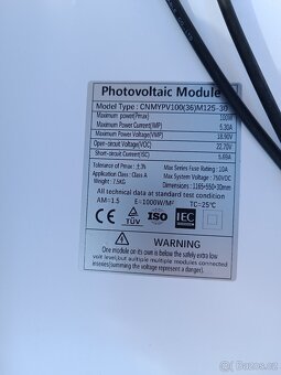 Fotovoltaický monokrystalický panel. - 3