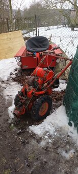 Prodám malotraktor MF-70 s vozíkem a lištou  po GO, - 3