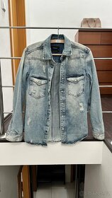 Pánská riflová džínová bunda - 3