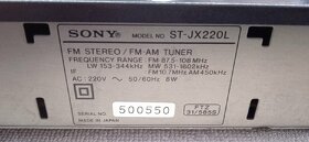 Tuner Sony ST JX 220 L - 3