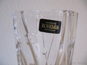 Broušená váza - Crystalite Bohemia Czech Republic - 3