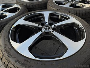 Originál alu kola Mercedes 5x112 R18 C class zima - 3