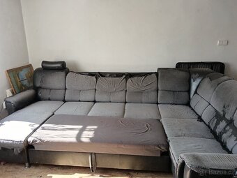 Rozkládací gauč s úložným prostorem - 3