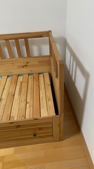 Ikea Hemnes rozkládací pohovka - postel -dřevo masiv - 3