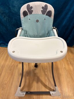 Dětská jídelní židle ECOTOYS, nosnost do 50 kg - 3