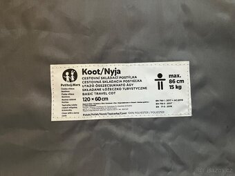Cestovní postýlka Petit&Mars Koot Nyja top stav - 3