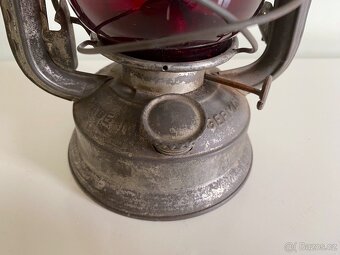 Stará petrolejová lampa petrolejka BAT 158 Nemecko - 3