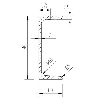 Ocelové traverzy nosníky UPN 140 - 3