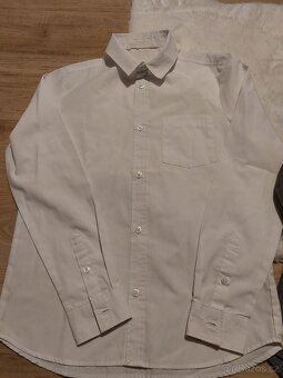 2 košile HaM vel. 146 společenské - easy iron - 3