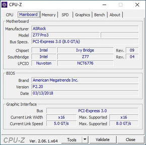 ASROCK Z77-PRO3 + CORE I5-3470 + 8GB RAM - 3