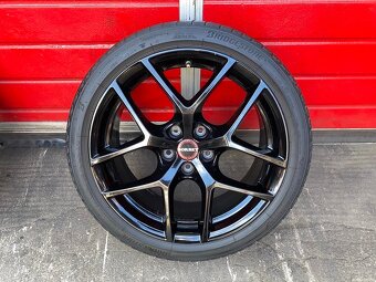 ALU kola 2x Borbet černé 18" 8J ET44 + pneu 225/40/R18 - 3