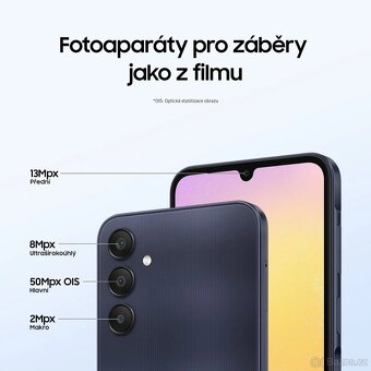 Samsung Galaxy A25 5G 6GB/128GB černá DPH - 3