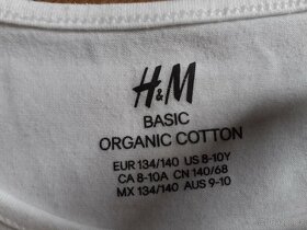 Letní dívčí trička na ramínka , vel 134/140, H&M - 3
