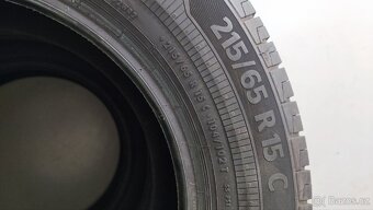 Jako nové 215/65/15C Continental Van Contact, 1022, 8.0mm. - 3